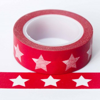 red-star-washi-tape